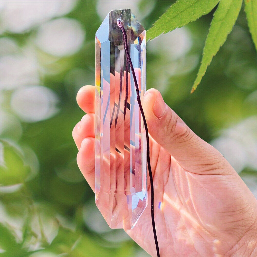 Attrape-Soleil de Jardin 60mm Transparent Lustre en Cristal