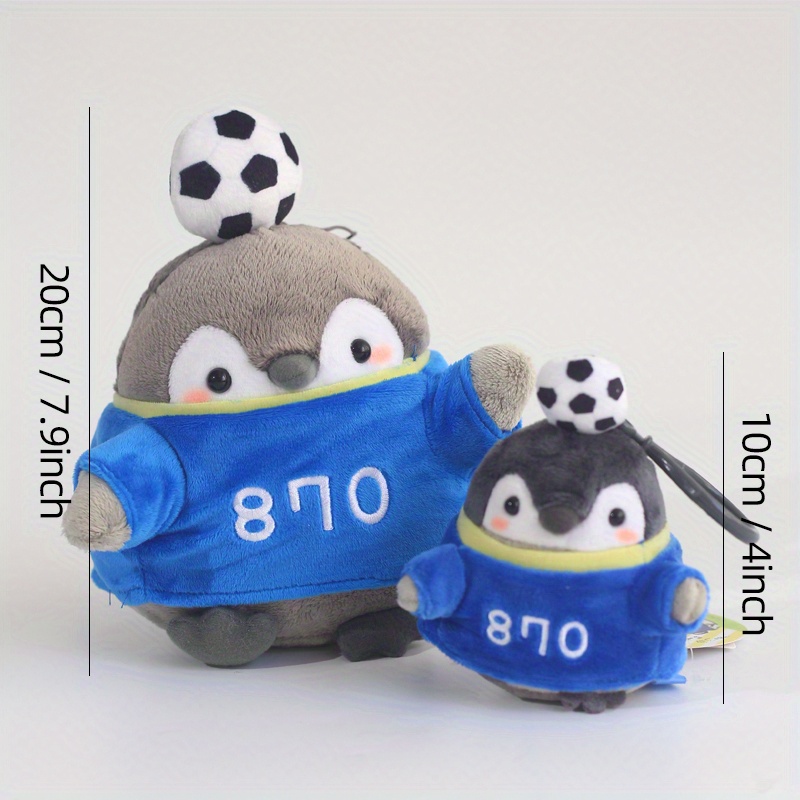 Kawaii Football Penguin Stuffed Animal High end And - Temu