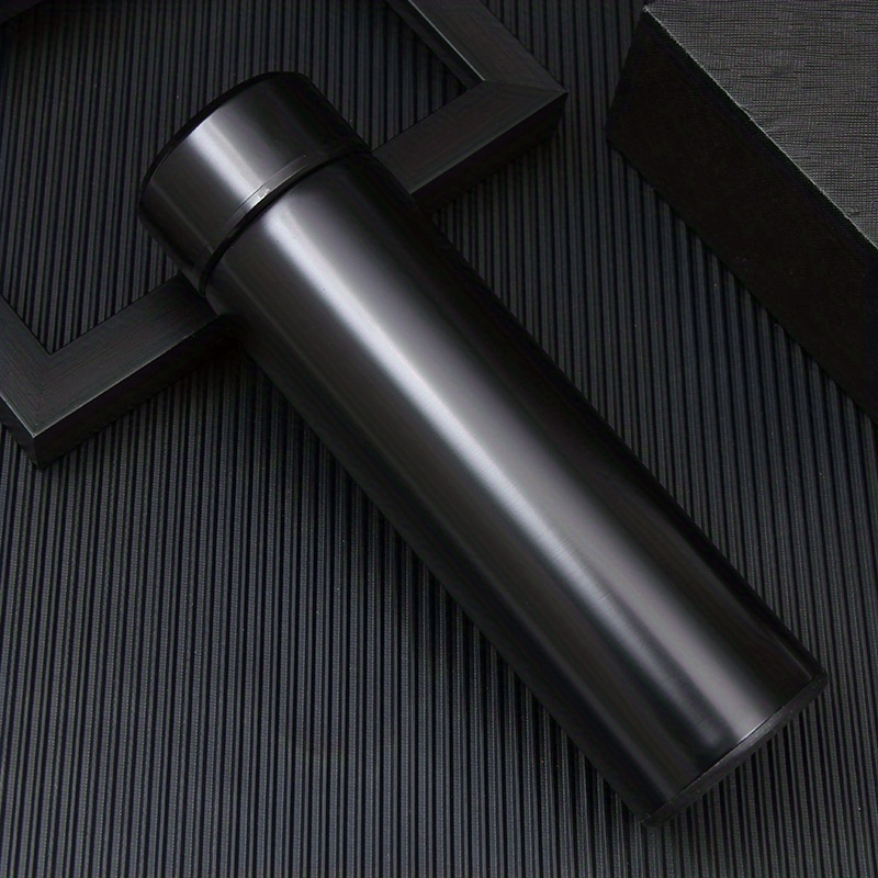 LED Temp Measurement Thermal Cup Stainless Steel Vacuum Fall Proof Portable