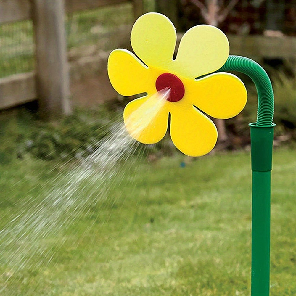 Sunflower Sprinkler 720° Rotating Sun Flower Sprinklers Yard - Temu