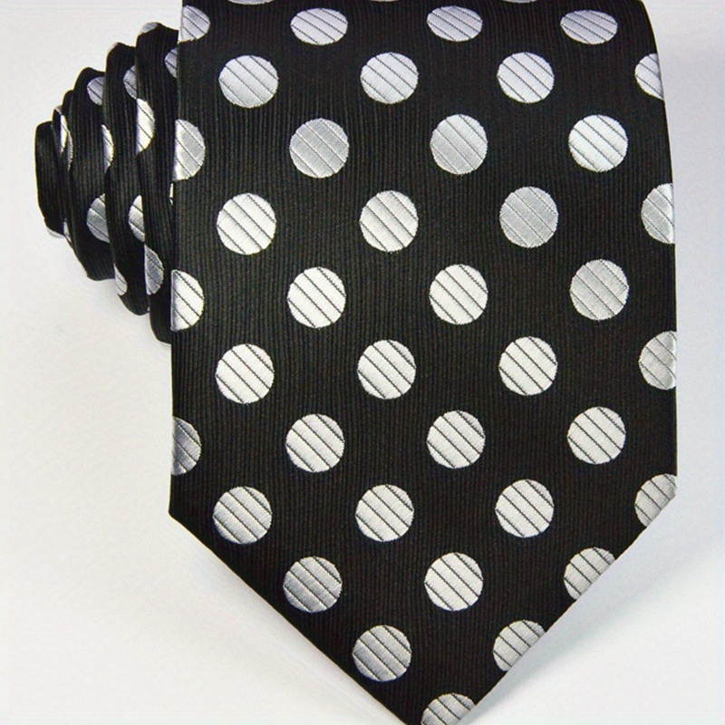 Men's Classic Polka Dots Tie Necktie for Business Wedding