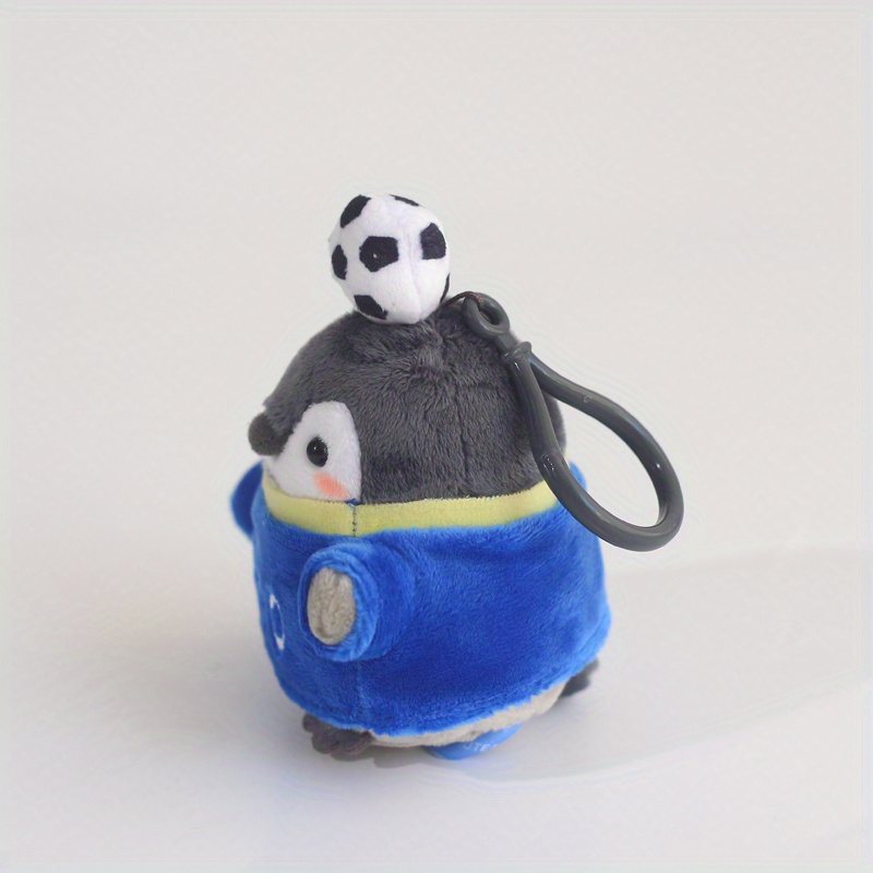 Kawaii Football Penguin Stuffed Animal High end And - Temu