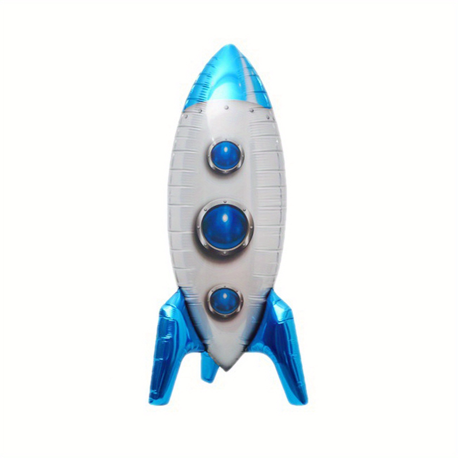 4D Rocket Helium Balloon Outer Space Foil Balloons