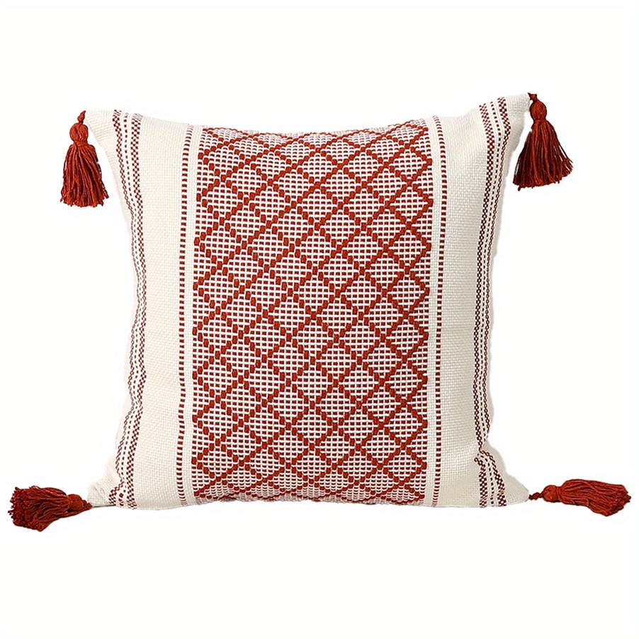 Thickened Woven Throw Pillow Decorative Throw Pillow No - Temu