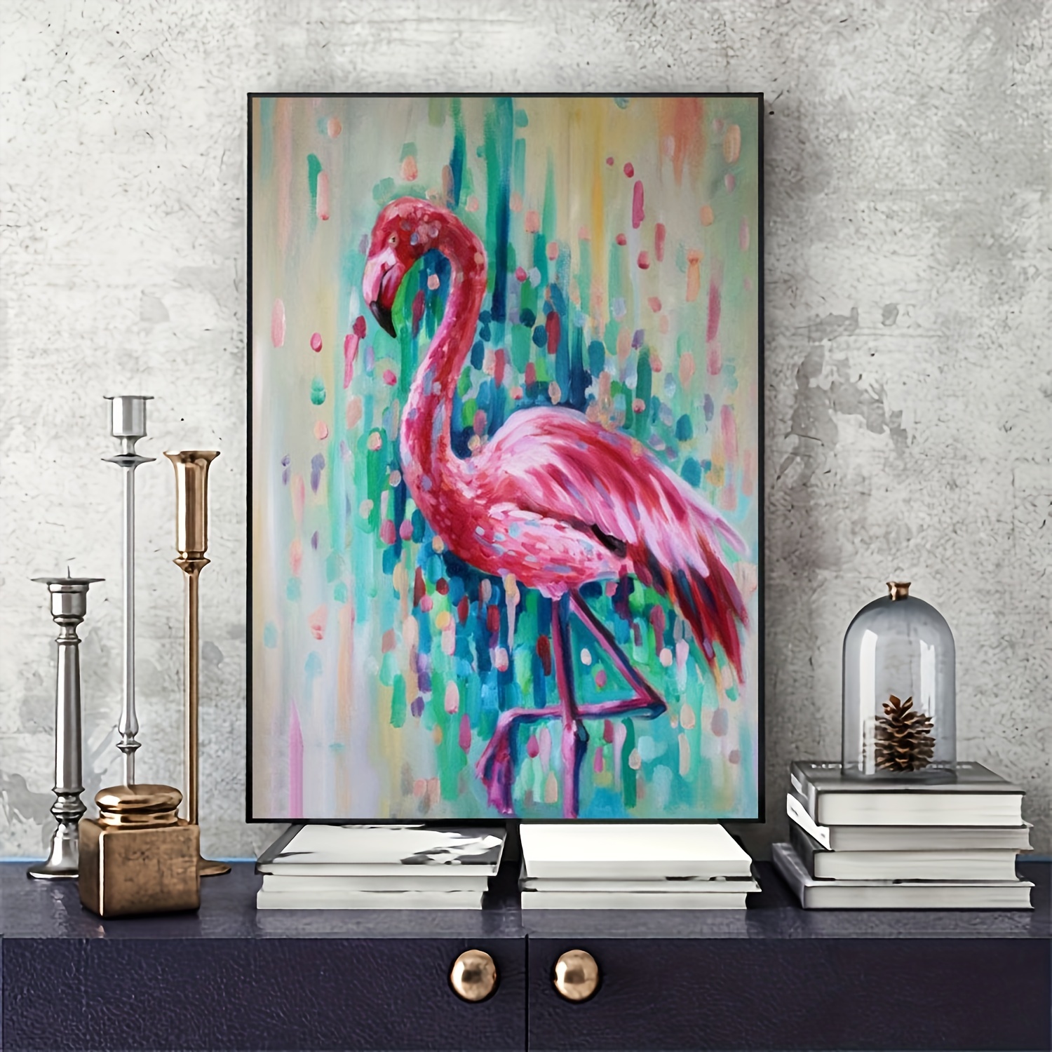 Flamingo Canvas Painting Kit