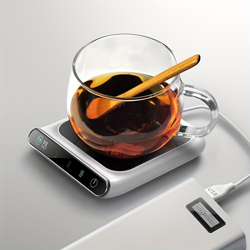 Mini calentador de taza portátil USB, almohadilla calefactora para taza de  café de 3 velocidades, placa caliente termostática inteligente, almohadilla  calentadora de agua para té de la leche, 1 ud. – Los
