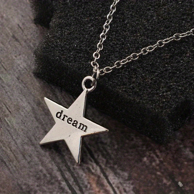 Vintage Goth Star Necklace