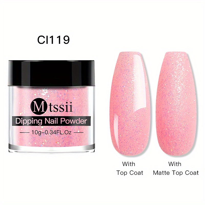 ASEIDFNSA Color Changing Dip Powder for Nails Nail Charms Nail Polish  Women's Long Lasting Tear Frees No Bake Transparent Net Red Summer Manicure  Nail