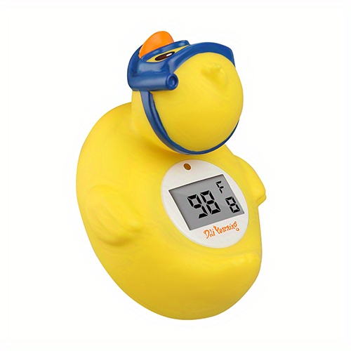 Termómetro para bebé de dibujos animados seguro sin BPA termómetro de baño  para bebé de plástico integrado forma de pollo de dibujos animados IPX7  resistente al agua ANGGREK Otros