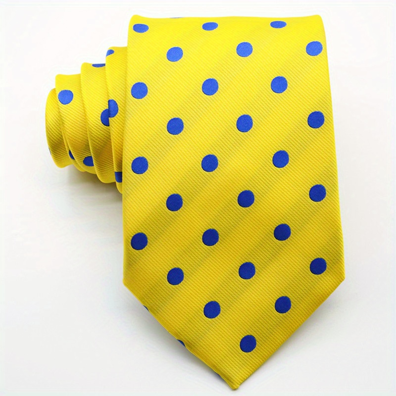 Men's Classic Polka Dots Tie Necktie for Business Wedding