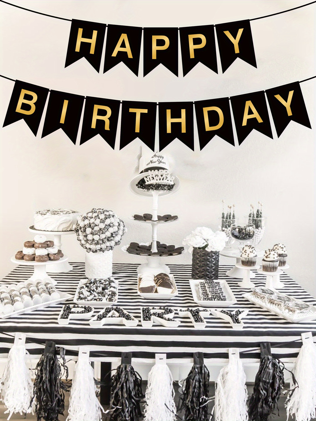 Black and White Birthday Party