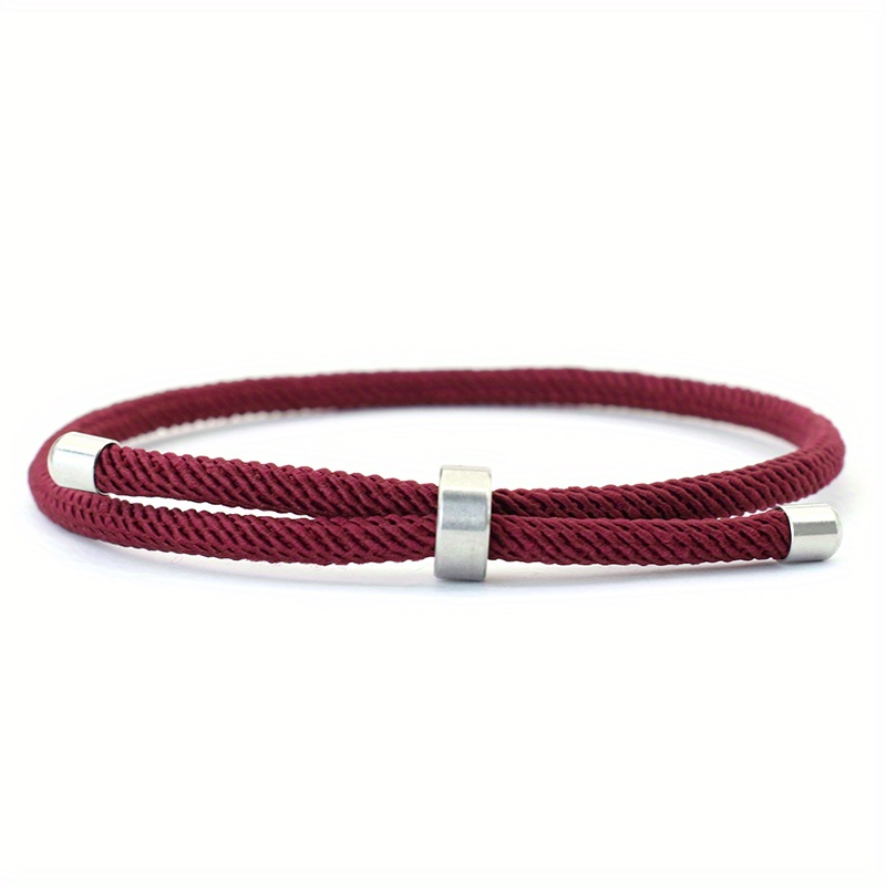 Minimalist Adjustable Thread Bracelet, Unisex