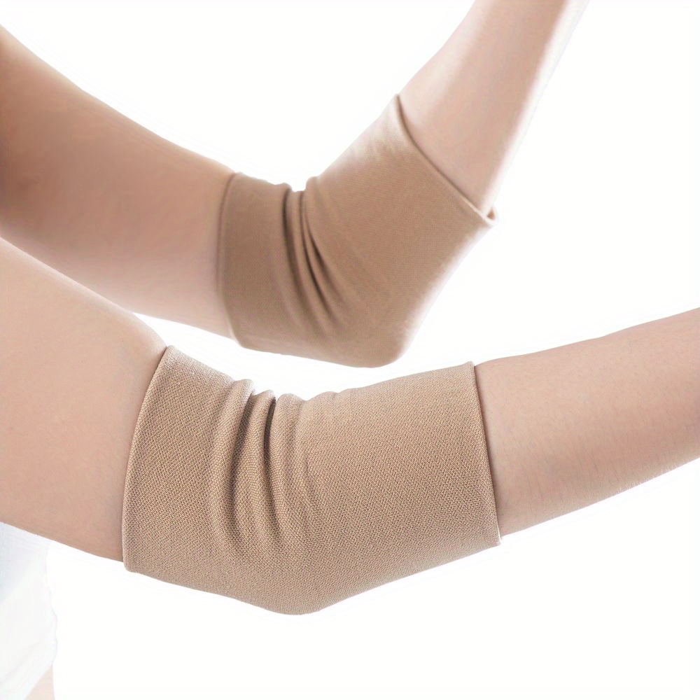 Double Layer Compression Elbow Brace - Unisex Arm Sleeves For Sports &  Fitness - Assorted Colors Available