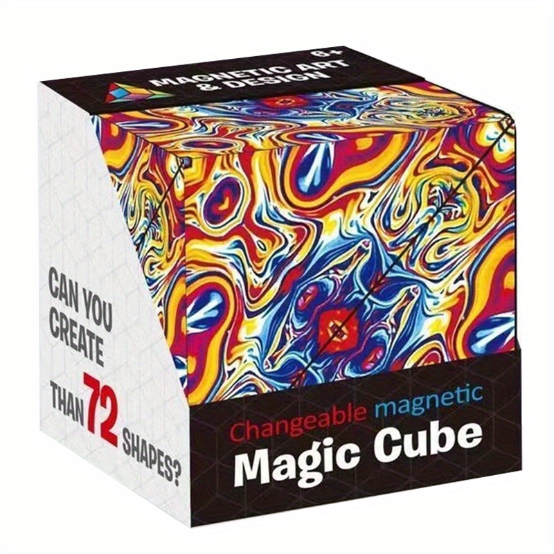 72 Shapes from 1 Cube 3D Cube Shape Shifting Box, Extraordinary 3D Cube,  Transforming Cubes Shape Shifting Cube, Speed Cube Puzzle for Trainning The  Brain,(Multi Color Pack of 1) : : Toys
