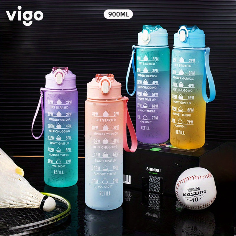 1pc Sports Water Bottle 900ml/30.4oz, High Temperature Resistant