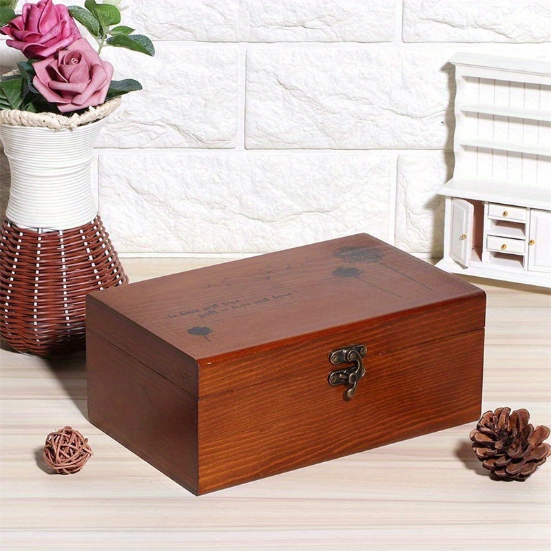 Vintage Wooden Sewing Box Organizer Tools Storage - Yahoo Shopping