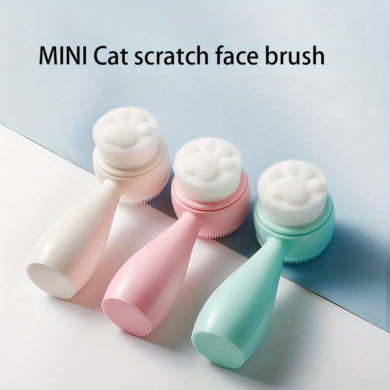 3pcs Cute Cat Paw Shaped Dish Sponge Brush With Cleaning Miracle