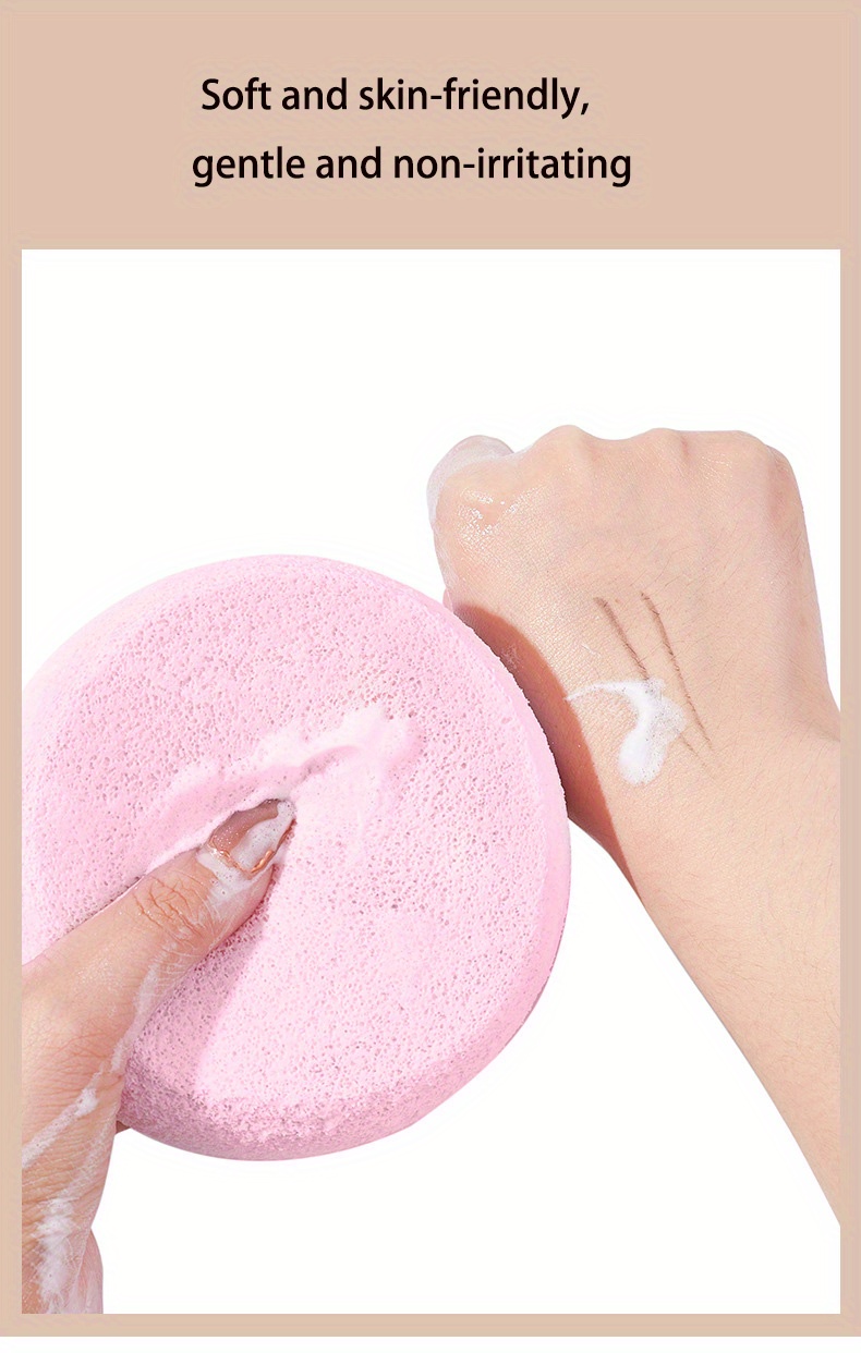 Deep Cleansing Face Puff Sponge Thickened Powder Puff For Temu