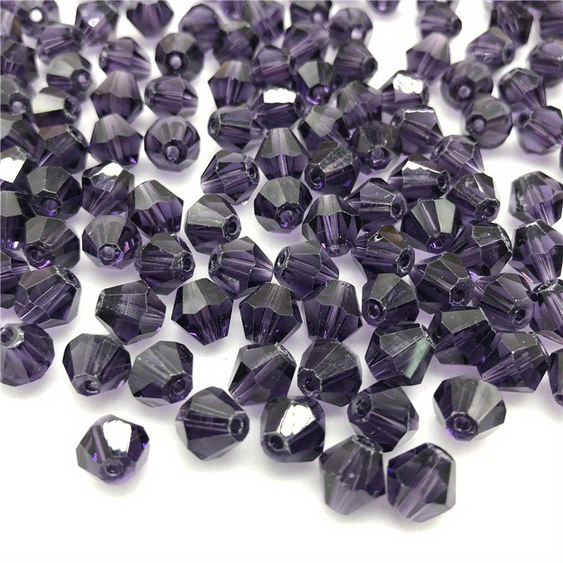 4mm Bicone Amethyst AB - Thunderbird Supply Company - Jewelry Making  Supplies