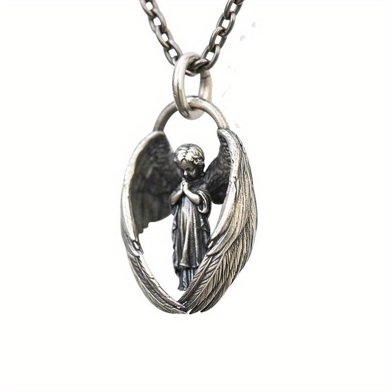 Image of 1pc Fashion Pendant Necklace Men's Trendy Hip Hop Punk Amulet