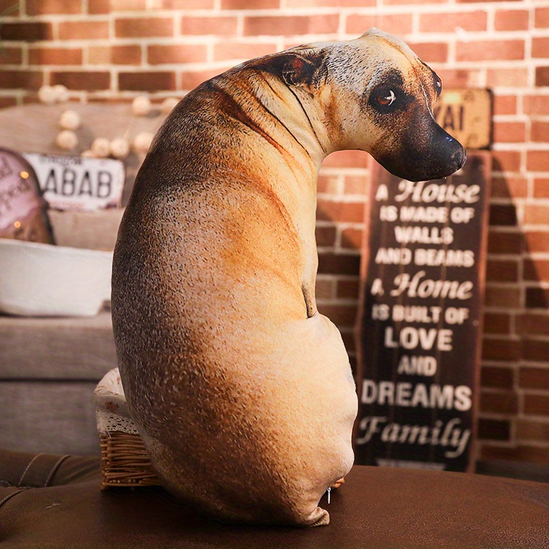 68in 3d Simulated Dog Plush Toy Dog Doll