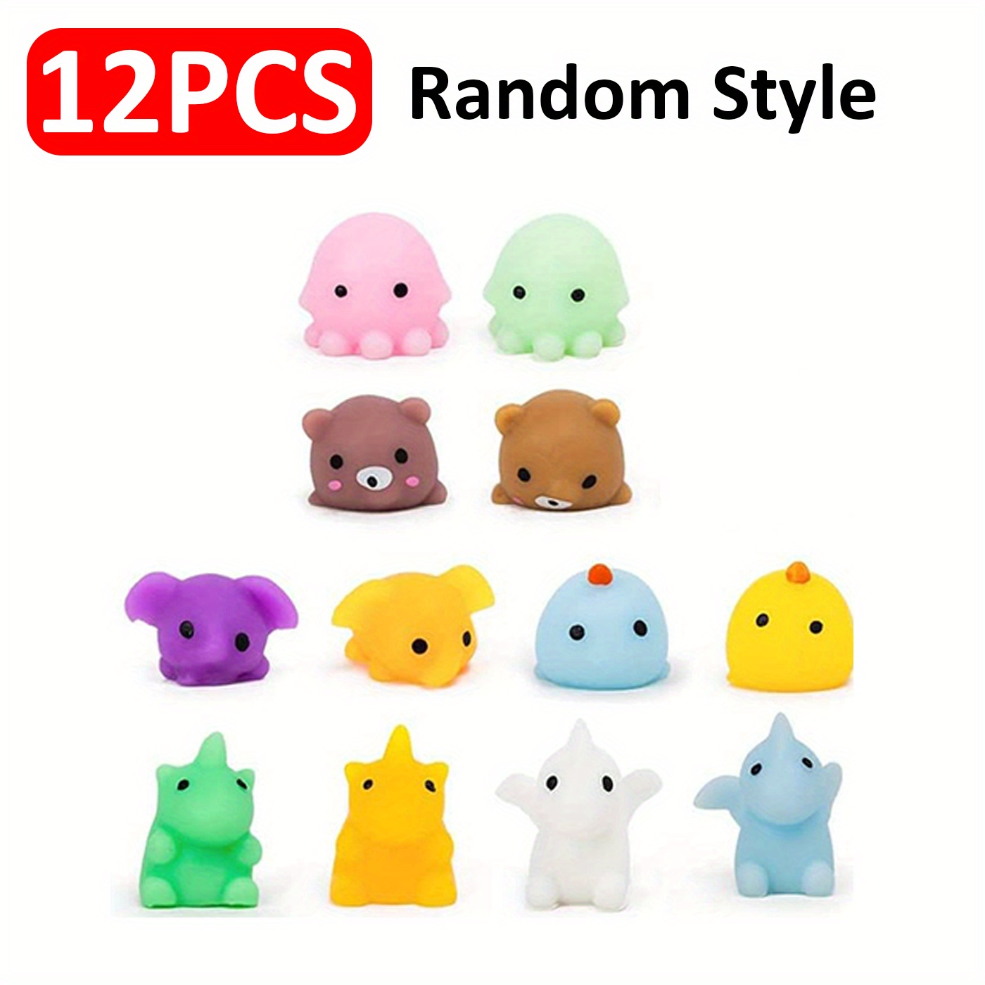 Mini Squishy Toys Kids Party Favors Random Animals Mini - Temu