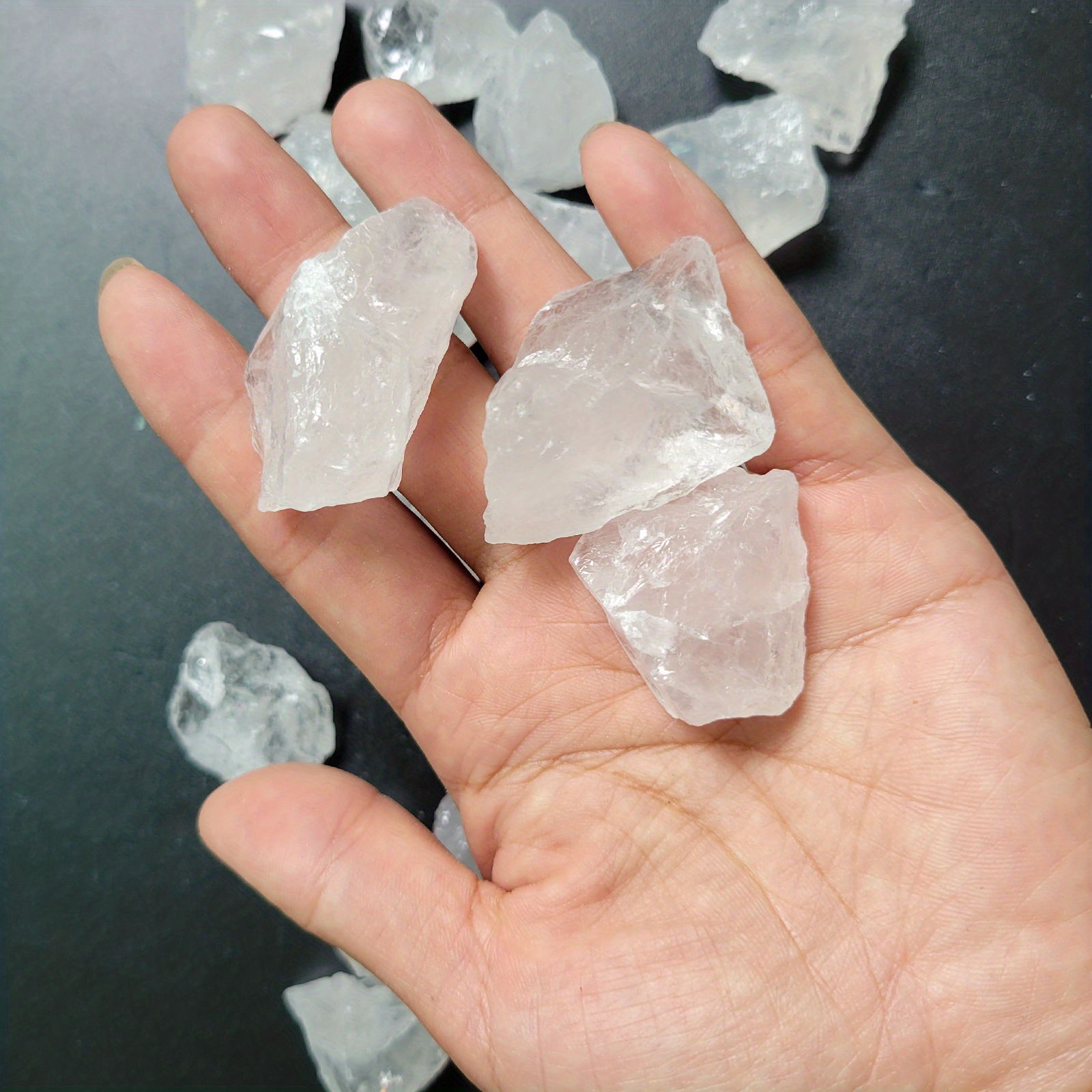  YGLINE Natural Stone Healing Crystal Rock Quartz