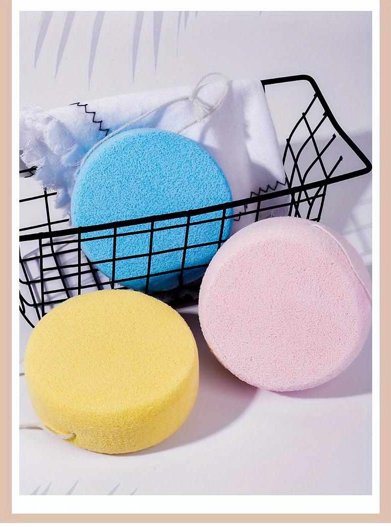 Deep Cleansing Face Puff Sponge Thickened Powder Puff For Temu