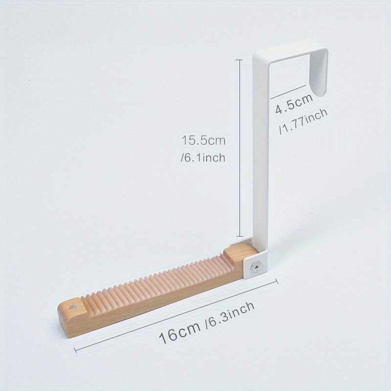 Hook Behind The Door, Clothes Storage Hook, Solid Wood Metal Hook, Overnight Clothes Storage Hanger