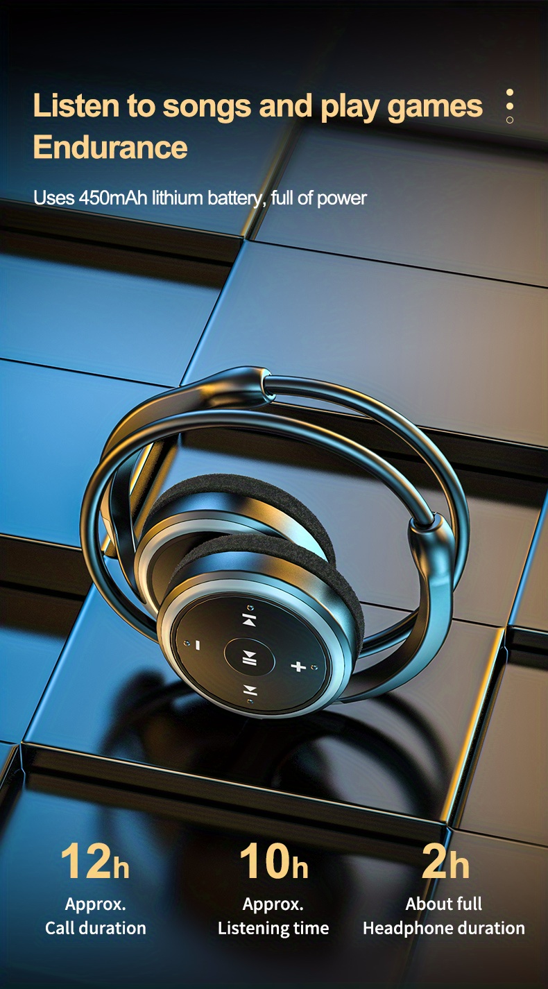 Over-ear wireless headphones - Blue