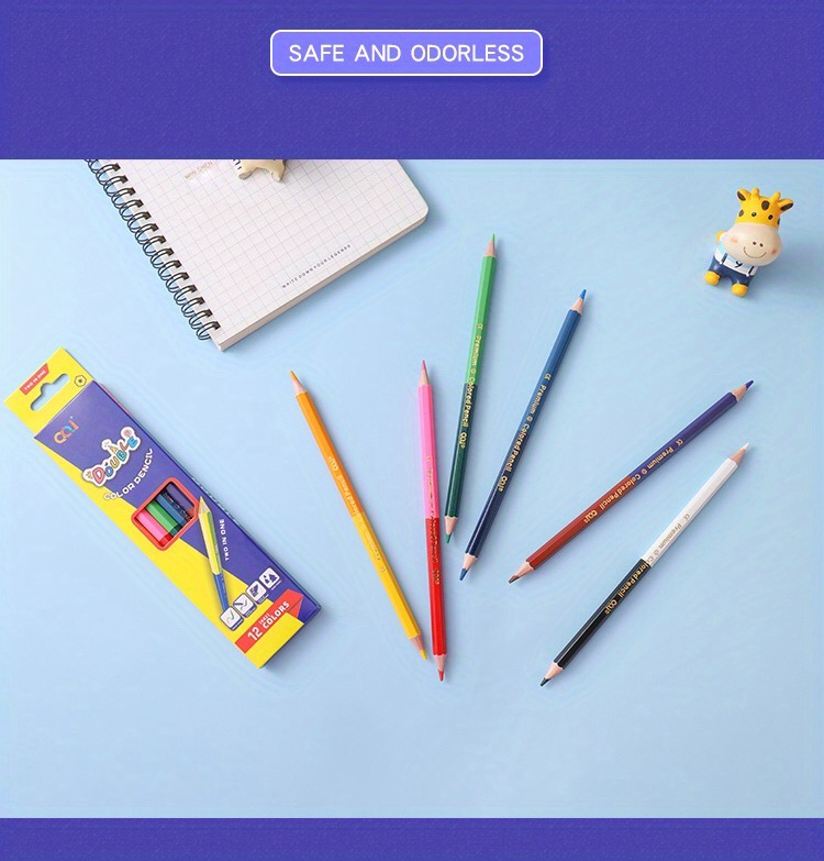 12 color/24 color Colored Pencil Set Colored Pencils Kids Temu