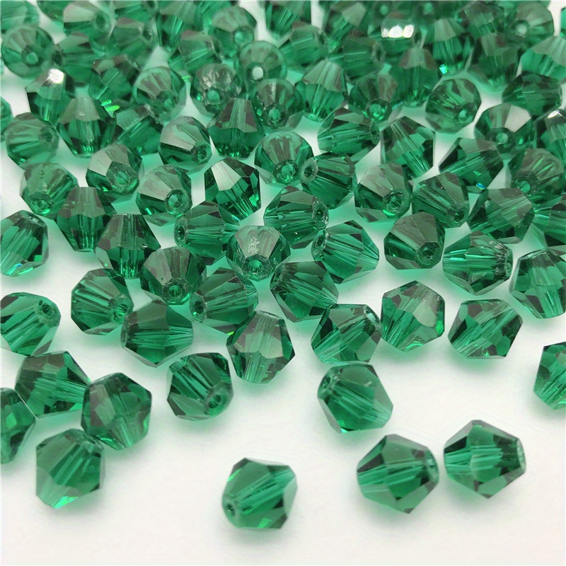 Austrian Crystal Element Bicone Beads Multicolor Faceted - Temu