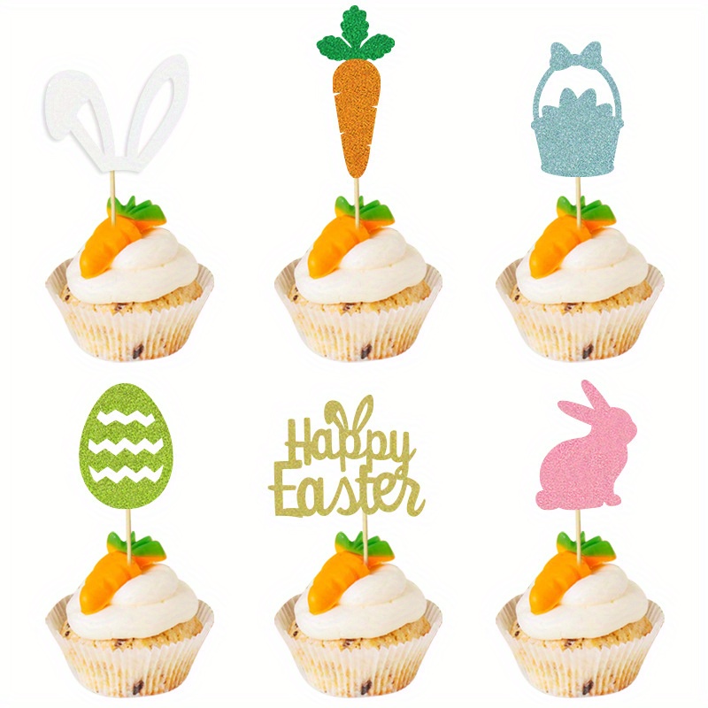 Cake Toppers Easter Bunny Rabbit Egg Cake Toppers Birthday - Temu Australia