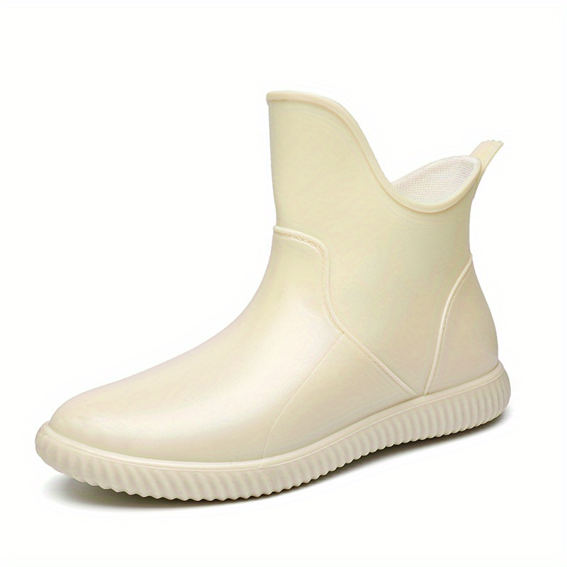 Celine round toe deals rain boots