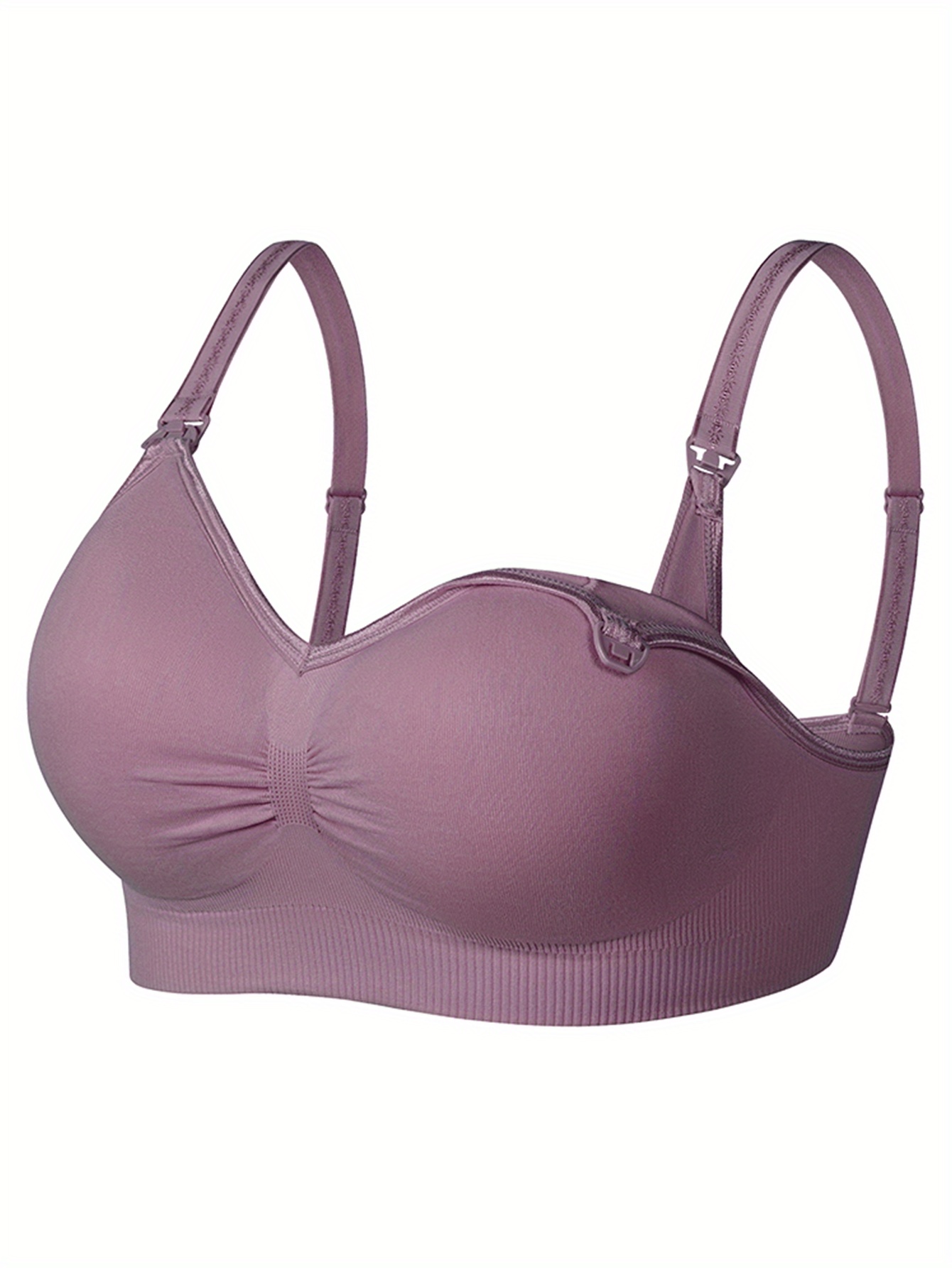 Clip Maternity Bras Comfy Full Coverage Wireless - Temu Canada