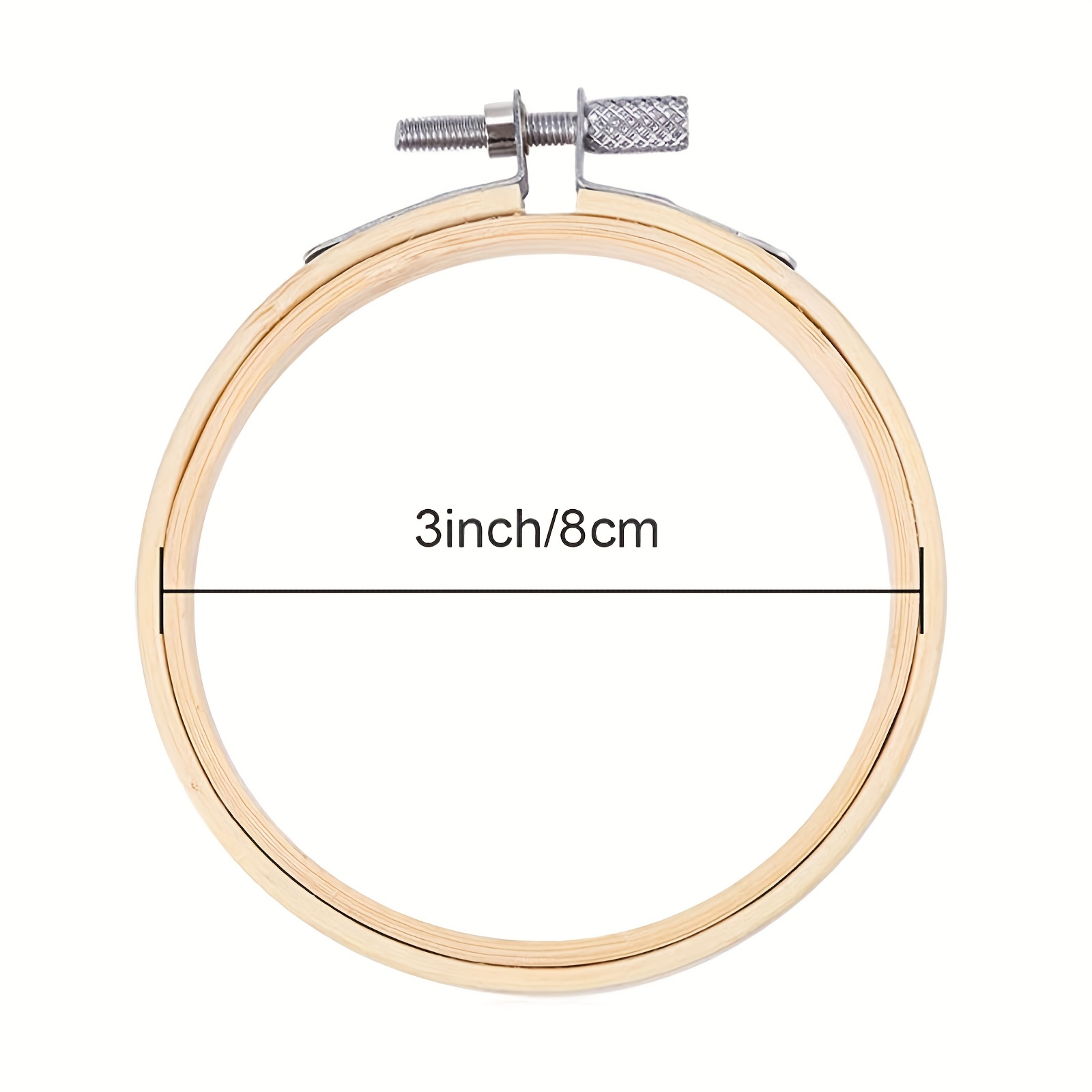 6pcs Embroidery Hoop Set, Bamboo Circle Cross Stitch Hoop Ring, 4 Inch To  10 Inch For Embroidery And Cross Stitch Sewing Accessories