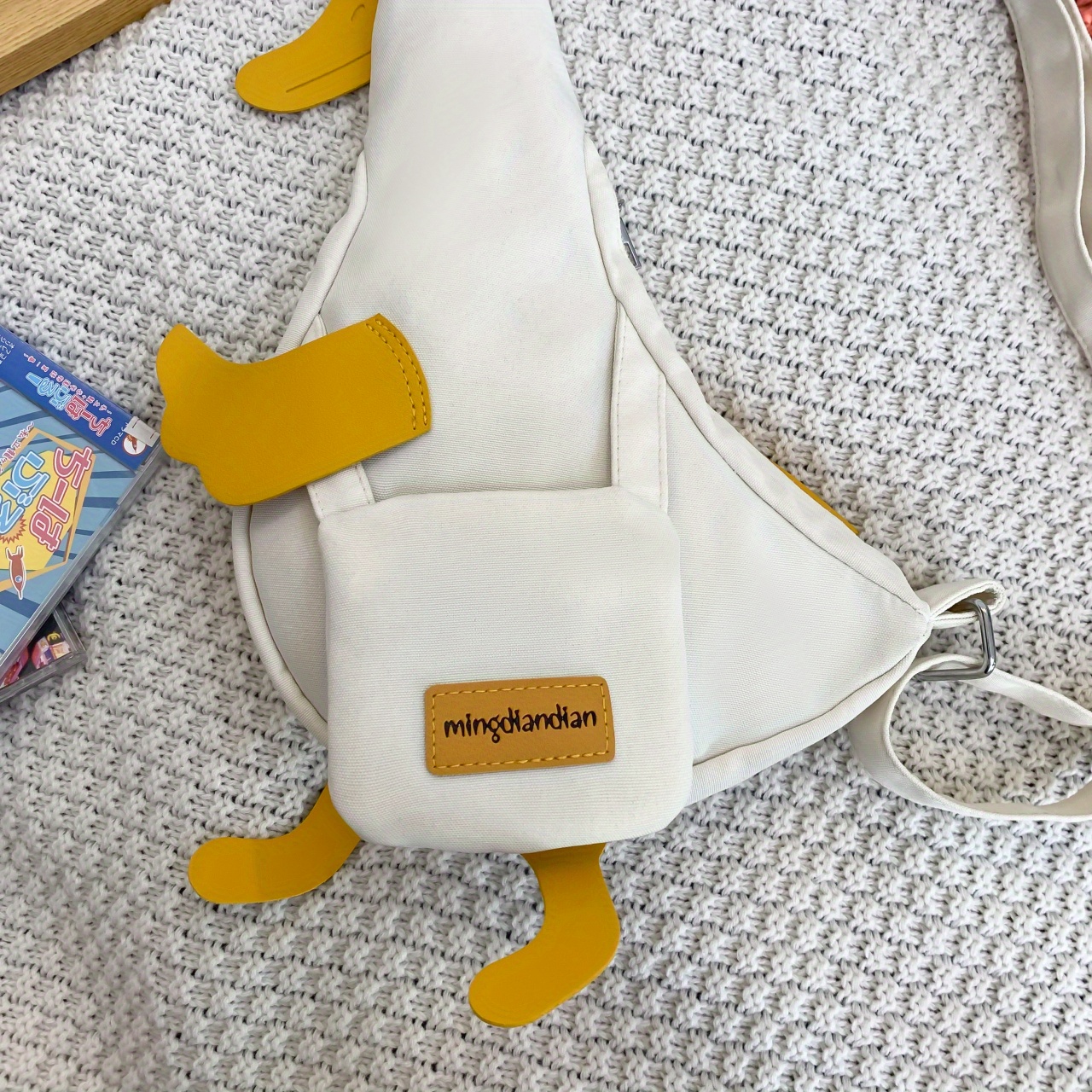 Duck Design Crossbody Bag, Kawaii Cartoon Fanny Pack, Cute Nylon Chest Purse  - Temu Austria