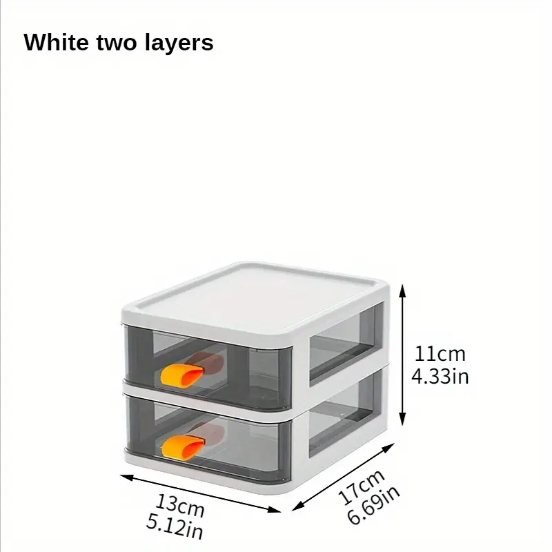 Multi layer Drawer Plastic Office Storage Small Box And Bin - Temu