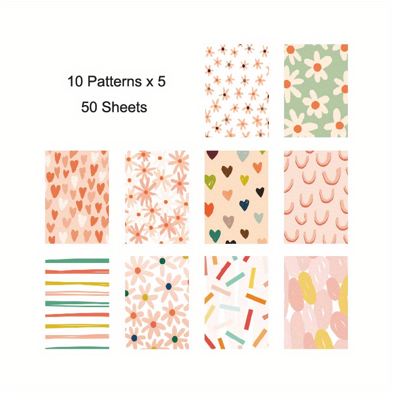 Pad Vintage Scrapbook Paper Journaling Scrapbooking Supplies - Temu