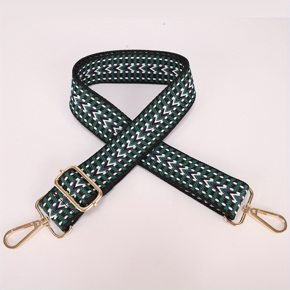 Vintage Pattern Strap Durable Adjustable Shoulder Bag Strap Wide Ethnic Strap