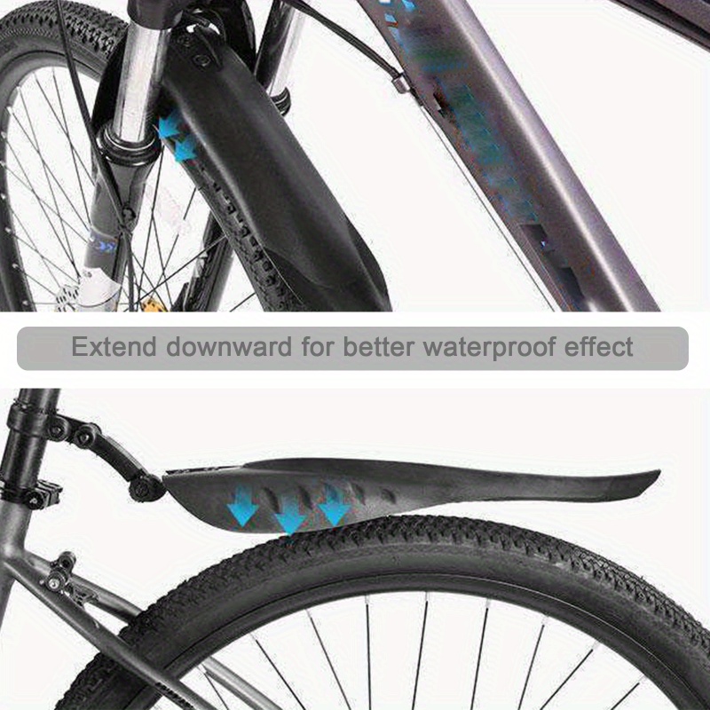 Cooryda Bike Mudguard Set, Adjustable Bicycle Mudguards - Front And Rear Mud Flaps