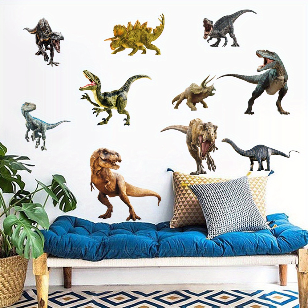 1pc Pegatinas Pared Dinosaurios Decorativos Jardín Infantes - Temu