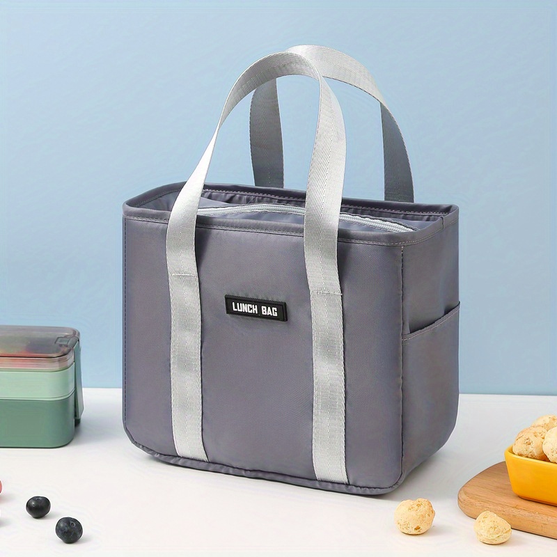 Insulated Portable Lunch Bag - Waterproof, Picnic, Student, And