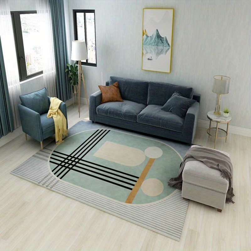 Abstract Industrial Soft Area Rug – Modern Rugs and Decor