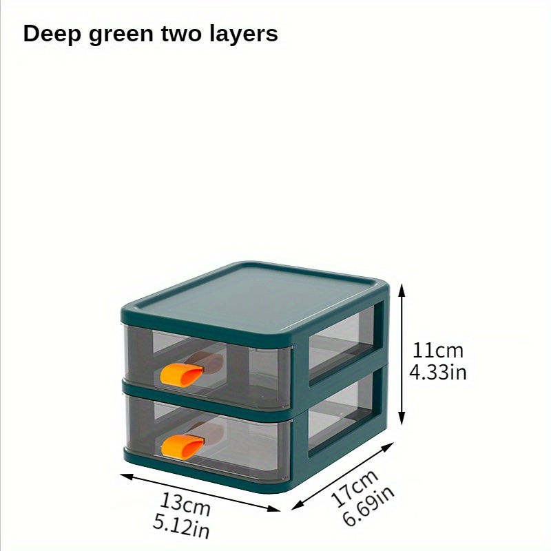 Color Storage Drawer 3 Layers Plastic Drawers - Temu