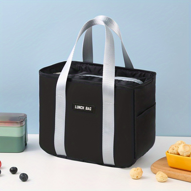 Insulated Portable Lunch Bag - Waterproof, Picnic, Student, And