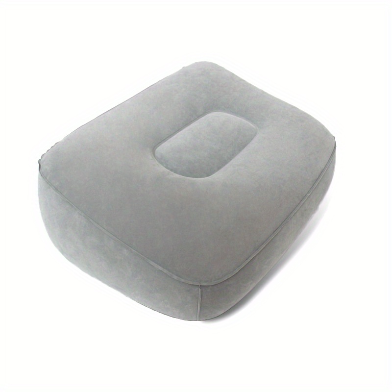 Flocking Pvc Inflatable Ottomans Footstools Airplane Temu