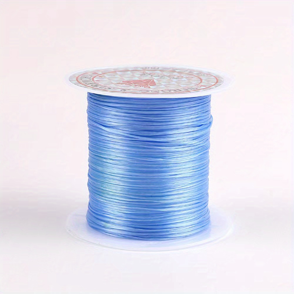 10 Meter Roll Of Flat Elastic Cord Beaded Stretch String High Elasticity Suitable For Bracelet Straps Necklace Pendants