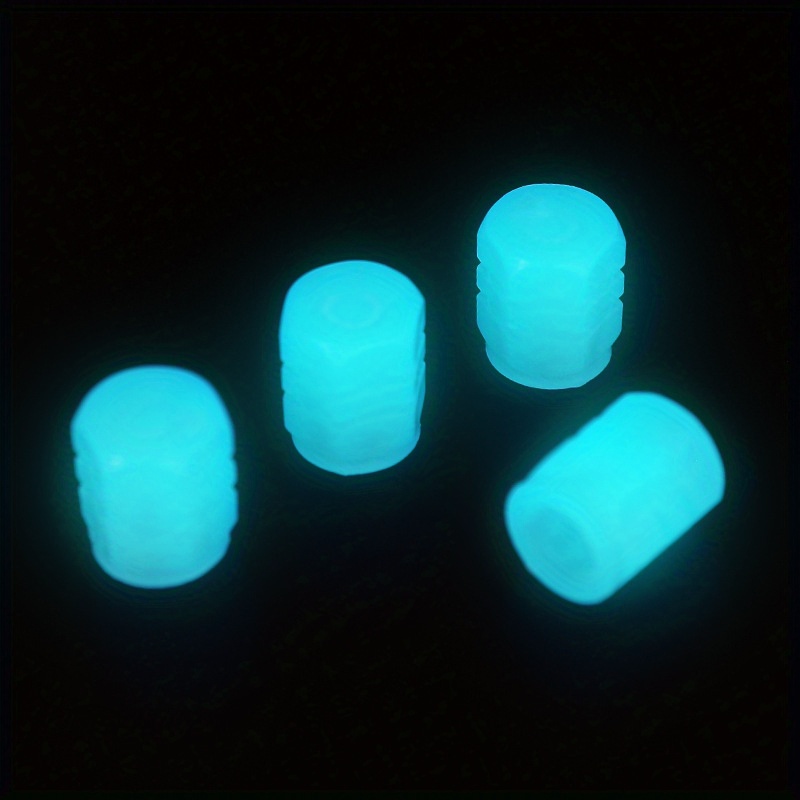 Capsules de valve lumineuse Fluorescent Vert Bleu Nuit Glowing Voiture Moto  Vélo Roue Style Pneu Moyeu Plafond Lumineux Décor (12pcs)