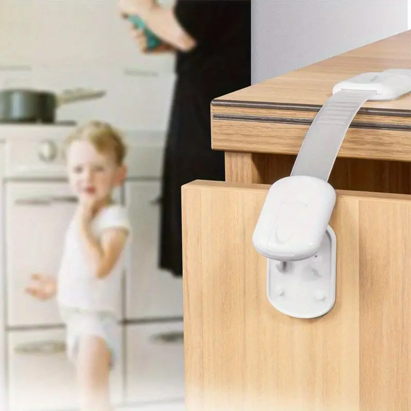 Dropship Home Baby Safety Protection Lock Anti-Clip Hand Door Closet  Cabinet Locks Fo Fridge Cabinet Drawer Box Safe Lock For Kids No Tools Or  Drilling Child Safety Cabinet Proofing Cabinet Drawer Door